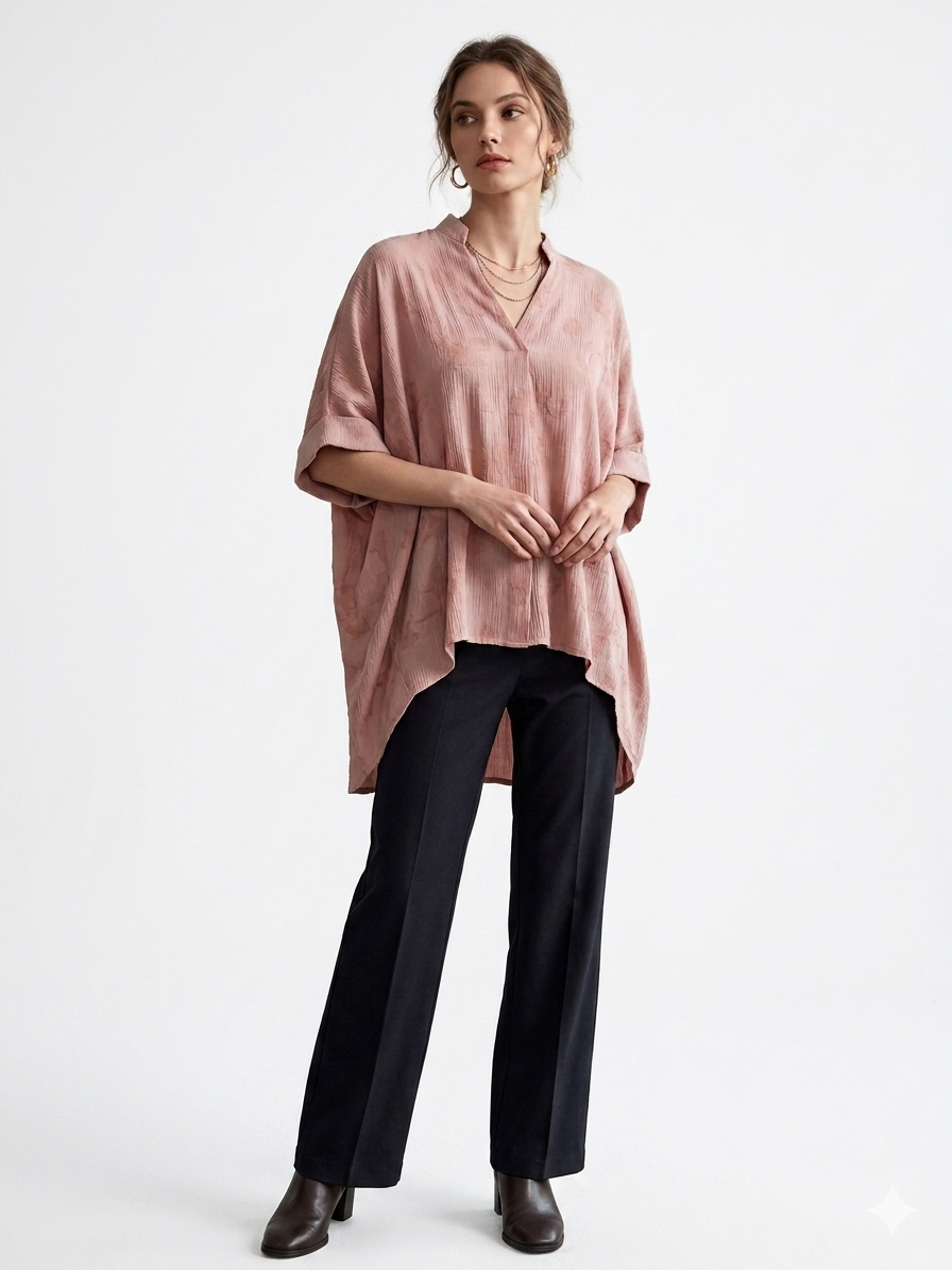 Petal Soft V-Neck μπλούζα